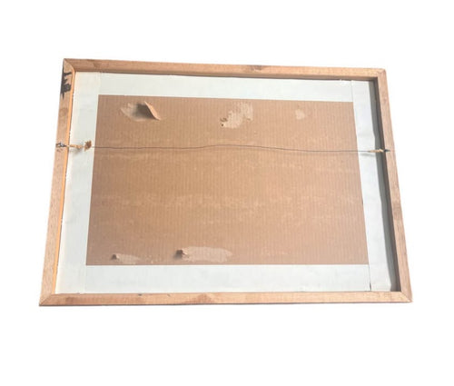 Vintage 1990 Italy Soccer Framed Poster
