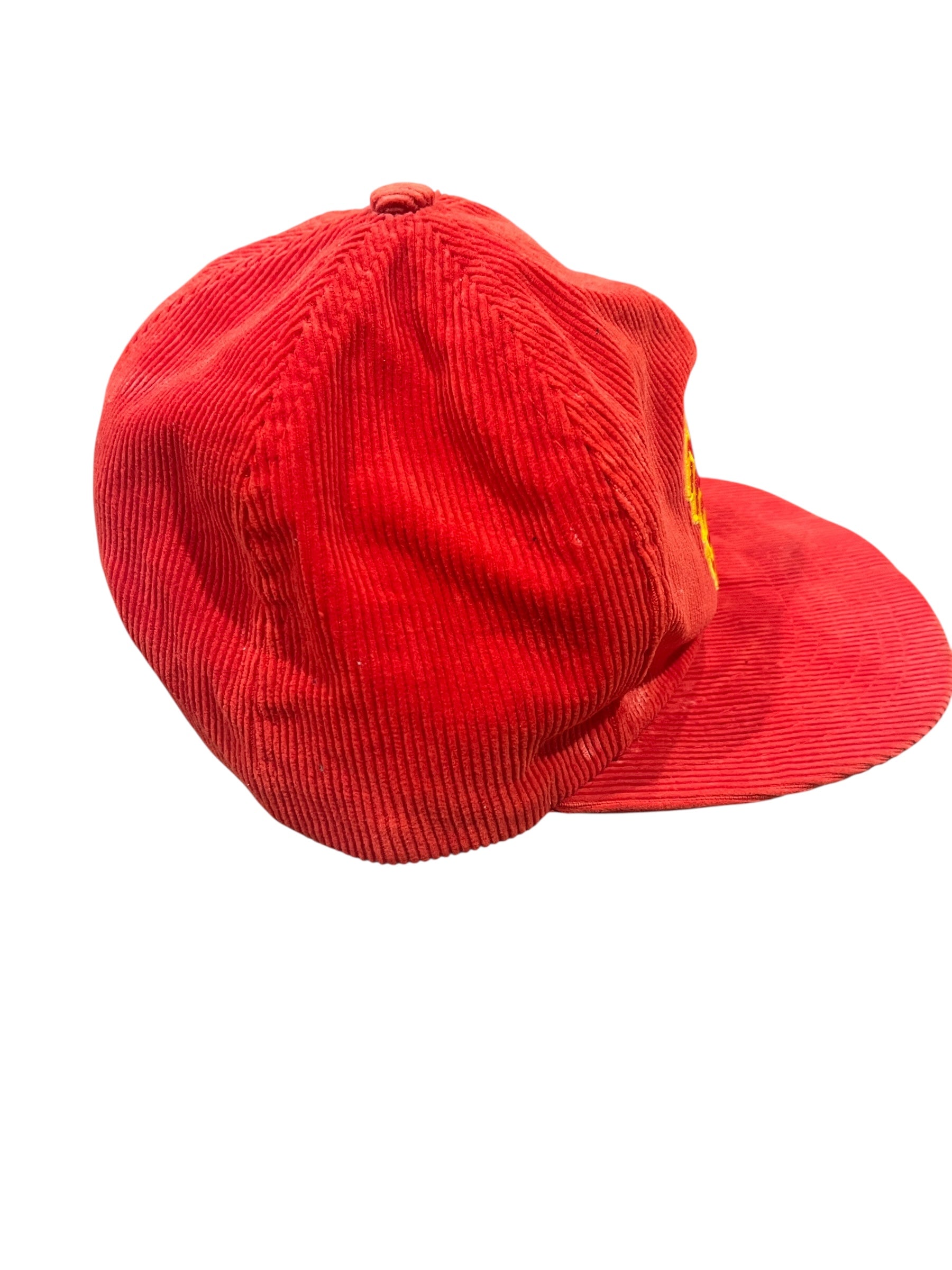 Vintage Calgary Flames Corduroy Snapback Hat